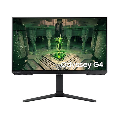 Samsung, Odyssey G4 Gaming Monitor |25 Inch Flat|1Ms Response Time| Fhd Resolution: 1920X1080| Black| 240 Hz| Contrast Ratio:1000:1 |Hdr10| Ports: 2 Hdmi, 1 Display Port, Headphone Jack | Height Adjustable Stand| 1 Year Warranty