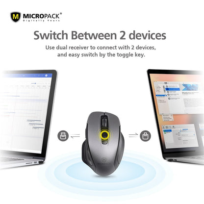 Micropack M-752W Speedy Pro Wireless Office Mouse (Blue)