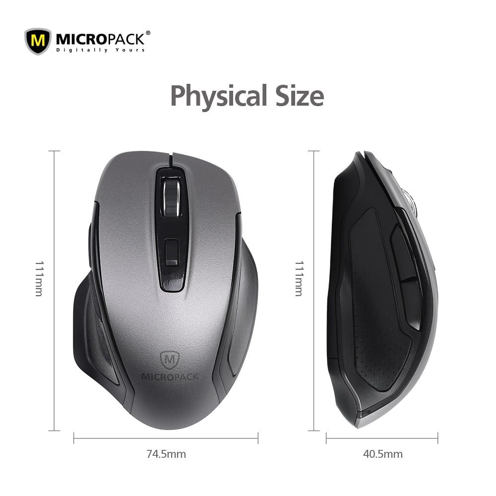 Micropack M-752W Speedy Pro Wireless Office Mouse (Blue)