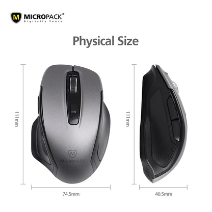 Micropack M-752W Speedy Pro Wireless Office Mouse (Blue)