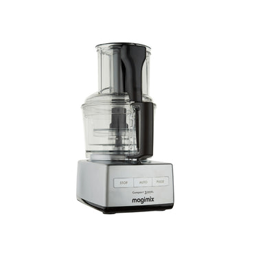 Magimix Compact 3200XL Food Processor 650W - [Silver Chrome - Black], MAG-MX3200CHXL