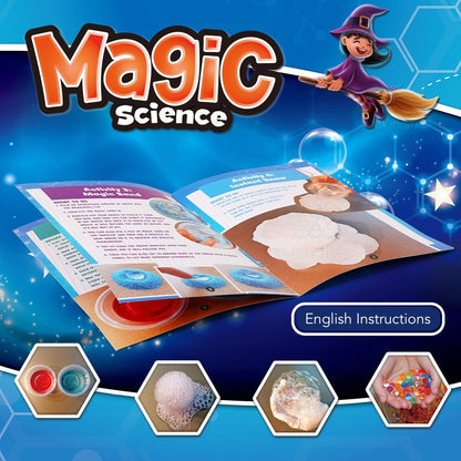 Toytales, Magic Science Experiment Kit [ 6 Activities Set ] Play Sand, Bubble Making, Orbeez Water Beads, Snow, Kids Learning Toys