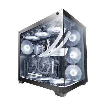 Mars, Gaming Mcv4 Xxl Premium Custom E-Atx Case, Frameless 90 Glass, Available in Different Colors