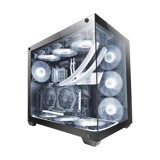 Mars, Gaming Mcv4 Xxl Premium Custom E-Atx Case, Frameless 90 Glass, Available in Different Colors