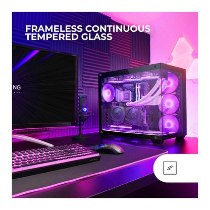 Mars, Gaming Mcv4 Xxl Premium Custom E-Atx Case, Frameless 90 Glass, Available in Different Colors