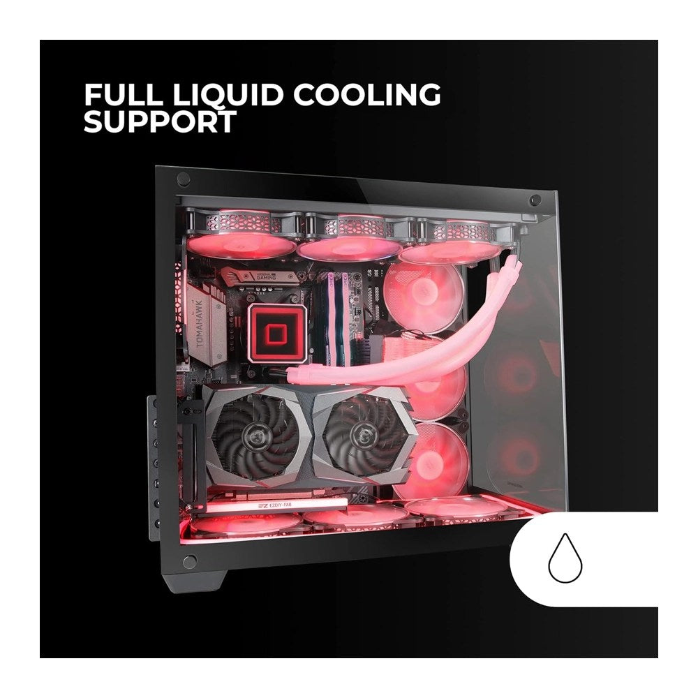 Mars, Gaming Mcv4 Xxl Premium Custom E-Atx Case, Frameless 90 Glass, Available in Different Colors