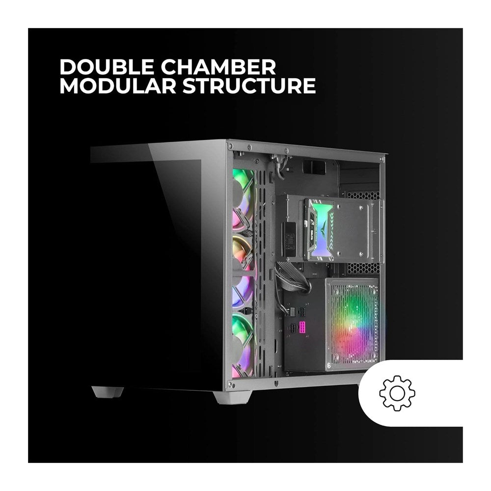 Mars, Gaming Mcv4 Xxl Premium Custom E-Atx Case, Frameless 90 Glass, Available in Different Colors