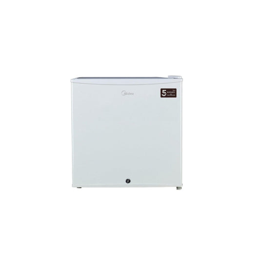 Midea, Fridge Top Mount, Defrost, Capacity Net 45L,2.5Ft, White, MDRD86FGE01