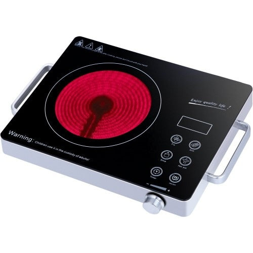 National, Starinfrared Cooktop 600W-2200W-3500W Touch Panel | Digital Time & Watt Display