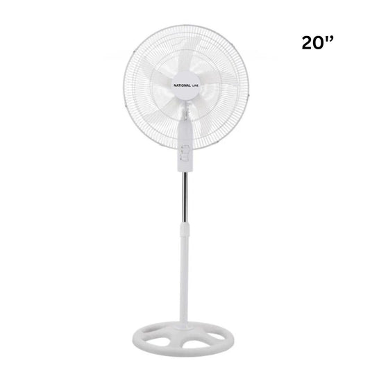 National Line, Stand Fan 20' inch 70W, 3 speeds, White