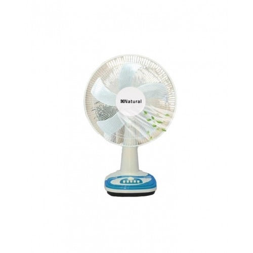 Natural, Table Fan 16', 3 Speeds, 45W, White And Blue