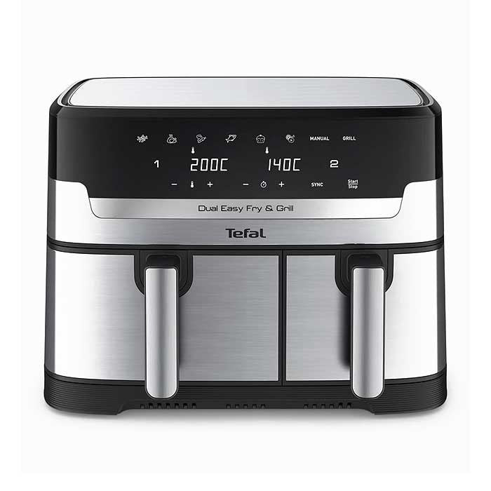 Tefal, dual AirFryer, 8.3L, 2700W