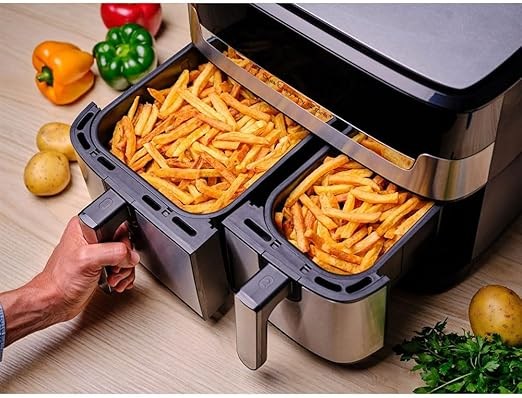 Tefal, dual AirFryer, 8.3L, 2700W