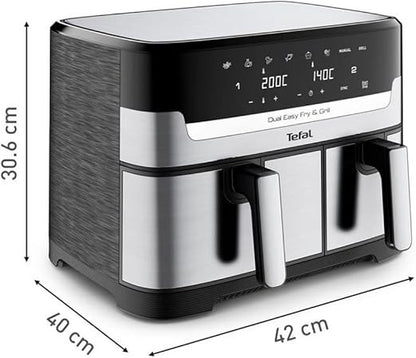 Tefal, dual AirFryer, 8.3L, 2700W