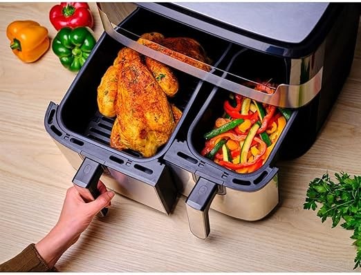 Tefal, dual AirFryer, 8.3L, 2700W