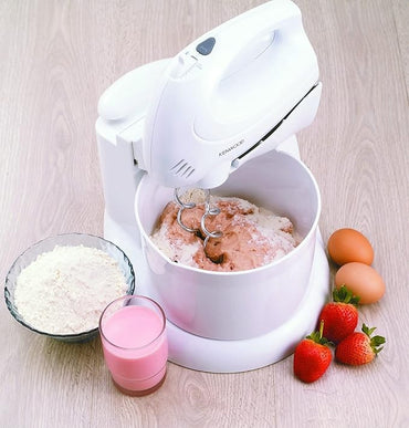 Kenwood, Stand Mixer Hand Mixer (Electric Whisk) 250W With 2.7L Rotary Bowl, 6 Speeds + Turbo Button