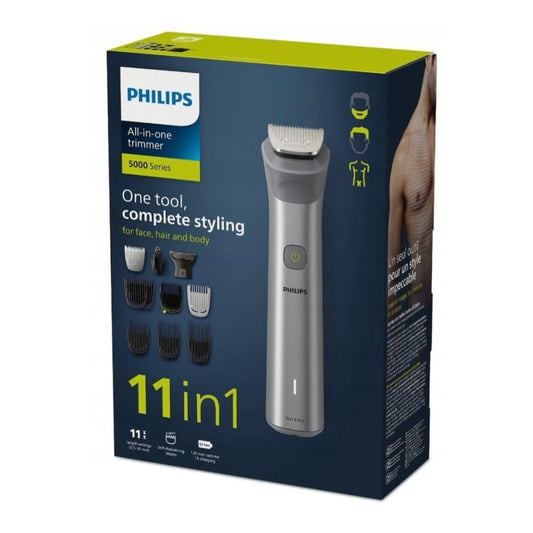 Philips, Multigroom 11 In 1 , Head, Face & Body , Waterproof, 120 Min Runtime
