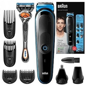 Braun, Shaver Cordless 8 In 1 Waterproof