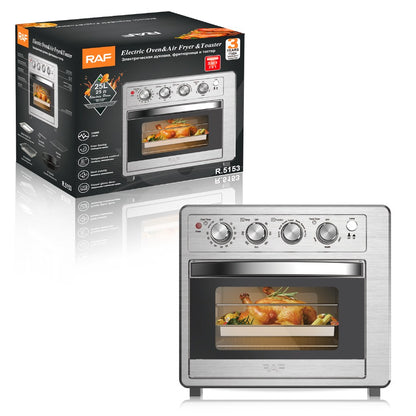 RAF, Electric Oven, Airfryer & Toaster, Temperature Control, 25L, 1700W, R.5153