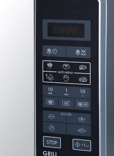 Sharp, Microwave Oven With Grill, Silver, 25L, 900W