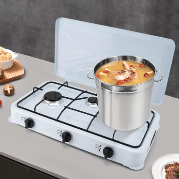 RAF, R8505AB Gas Cooktop, 3 Burner Gas Stove with lid