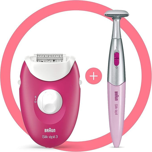 Braun, Silk-Epil 3, Bikini Trimmer With 2 Extra Shaing Tools