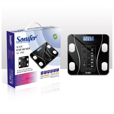 Sonifer, Sf-1914 Led Display Electronic Floor Scale Up To 180Kg Digital Glass