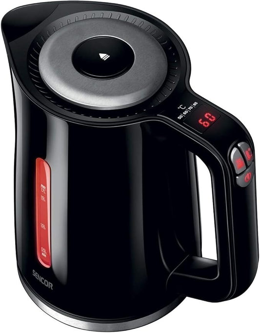 Sencor, Electric Kettle - 1.7 Liter,2400W Digital Temp