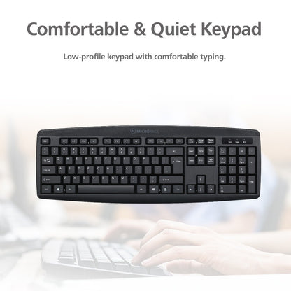 Micropack, Km-203W Classic Wireless Combo Keyboard & Mouse
