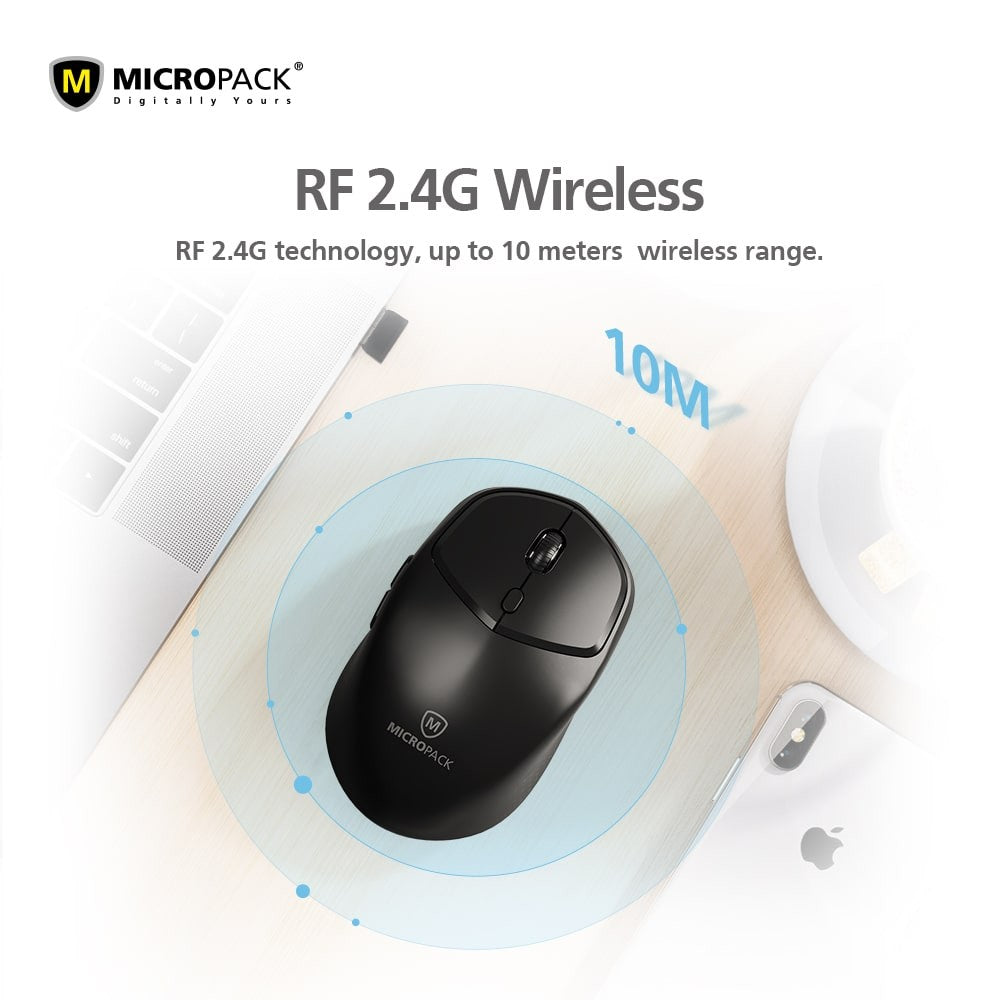 Micropack, M-726W Speedy Lite Wireless Office Mouse
