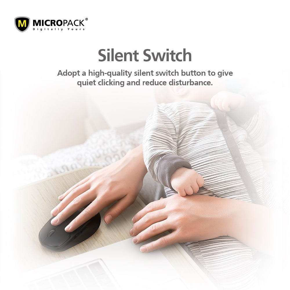 Micropack, M-726W Speedy Lite Wireless Office Mouse