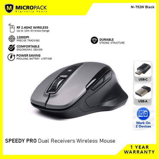 Micropack, M-752W Speedy Pro Wireless Office Mouse