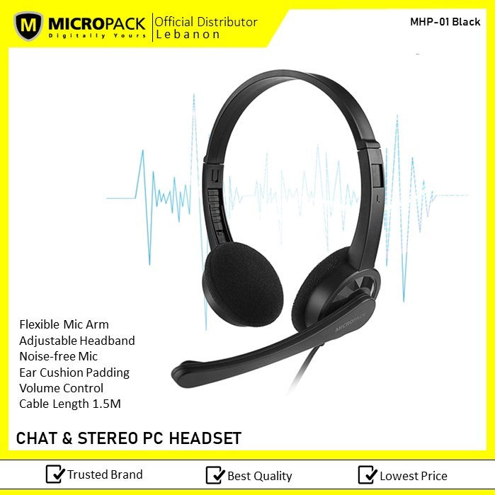 Micropack, Mhp-01 Chat & Stereo Pc Headset