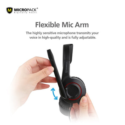 Micropack, Mhp-02 Chat & Stereo Usb Computer Headset