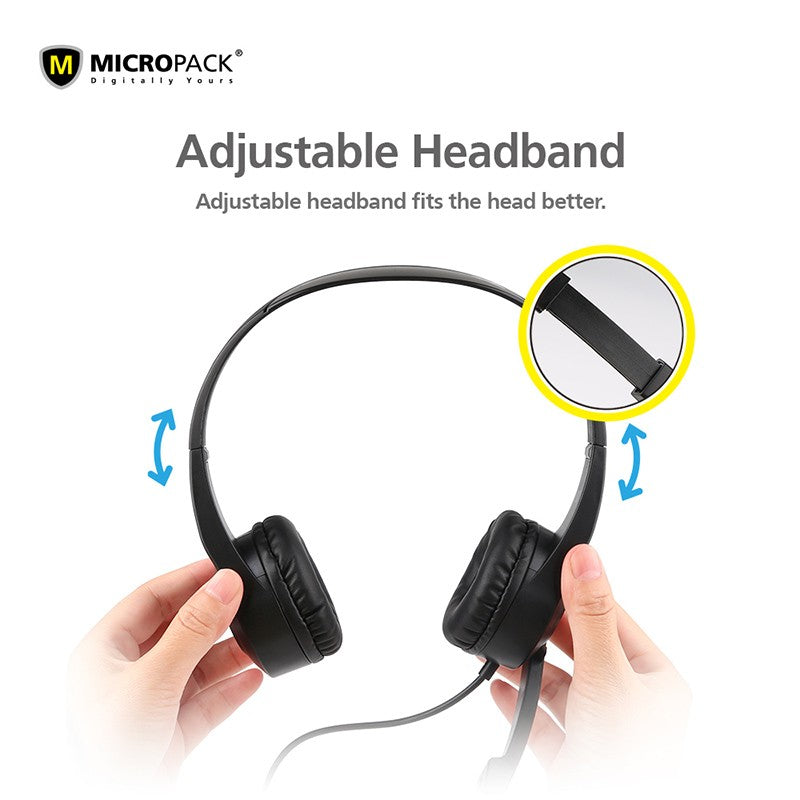Micropack, Mhp-02 Chat & Stereo Usb Computer Headset