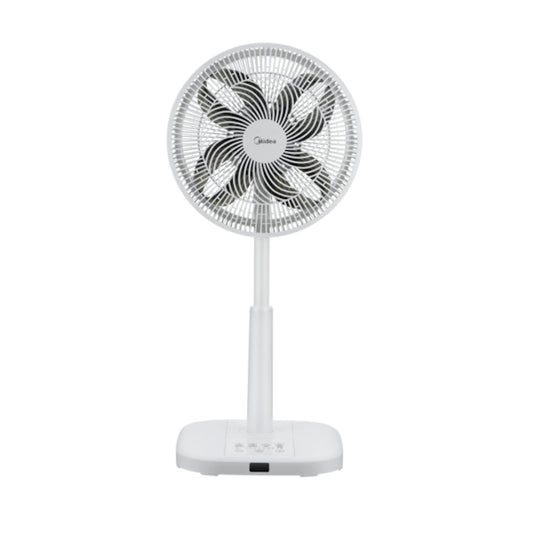 Midea 14-Inch Pedestal Fan, 8 Blades, 9 Speeds, MID-FS3526XRD