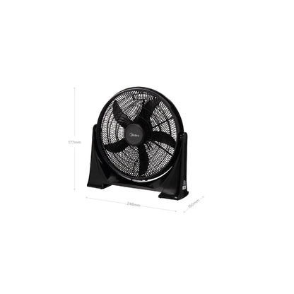 Midea Box Fan 3 Speeds, MID-FB5017H