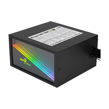 Aerocool, Mirage 750W Psu, 80Plus Gold, Japan Capacitors, Rgb Infinite Mirror