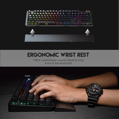 Fantech, Mk853 Maxpower Rgb Mechanical Gaming Keyboard (White Space Edition)