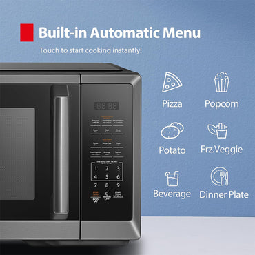 Toshiba 30L Solo Microwave Oven 900W, 11 Power Levels, 6 Auto Menus, Black Finish, ML2-EM30PE(BS)
