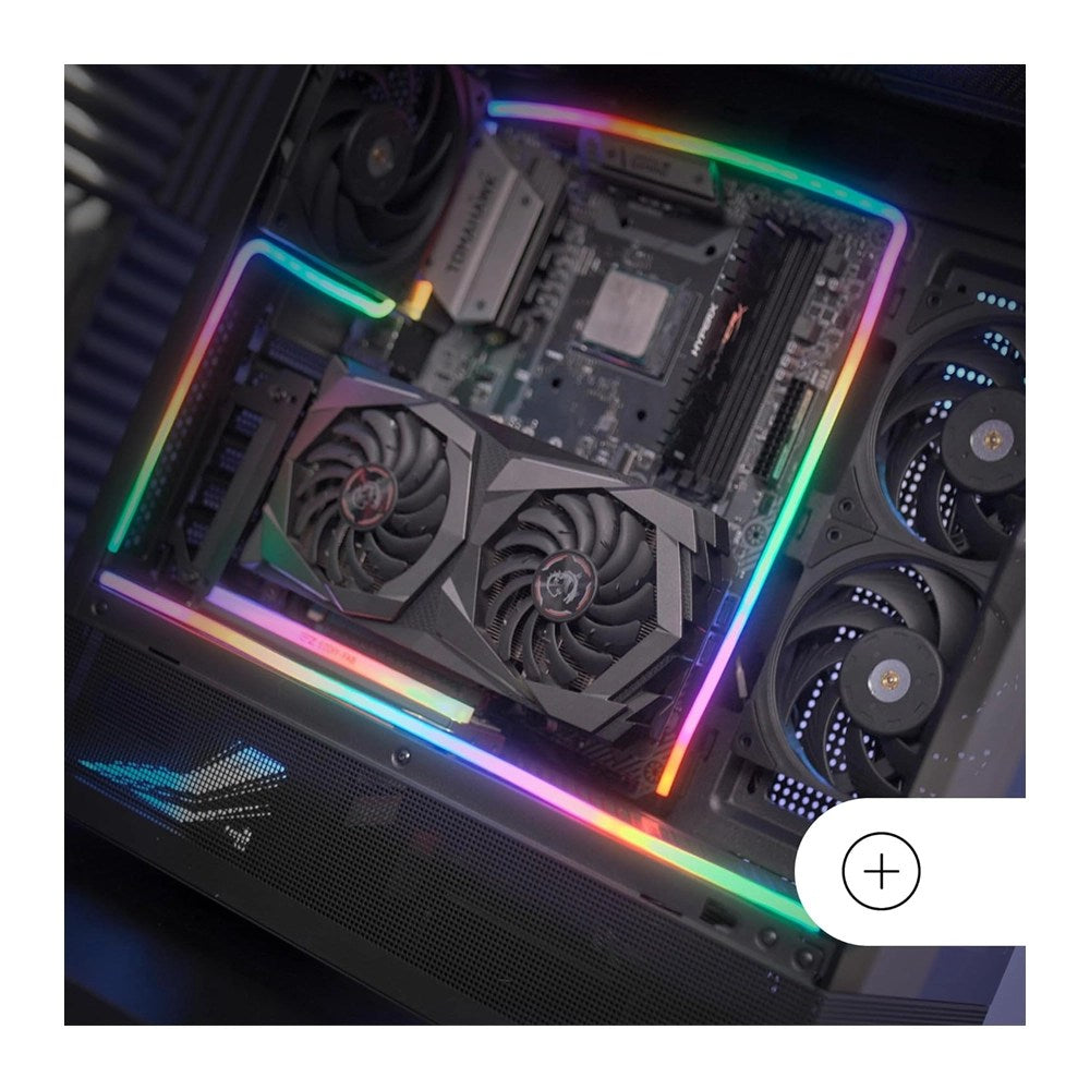 Mars, Gaming Mlt-Two, 2X 400Mm Neon Rgb Led Strip Kit, 5V 3 Pin, Argb Hub And Mb Compatible