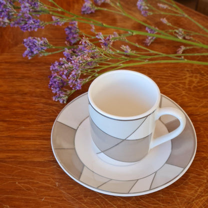 La Perla, New Bone China Coffee 6 Cups 90Cc With Saucers In Gift Box