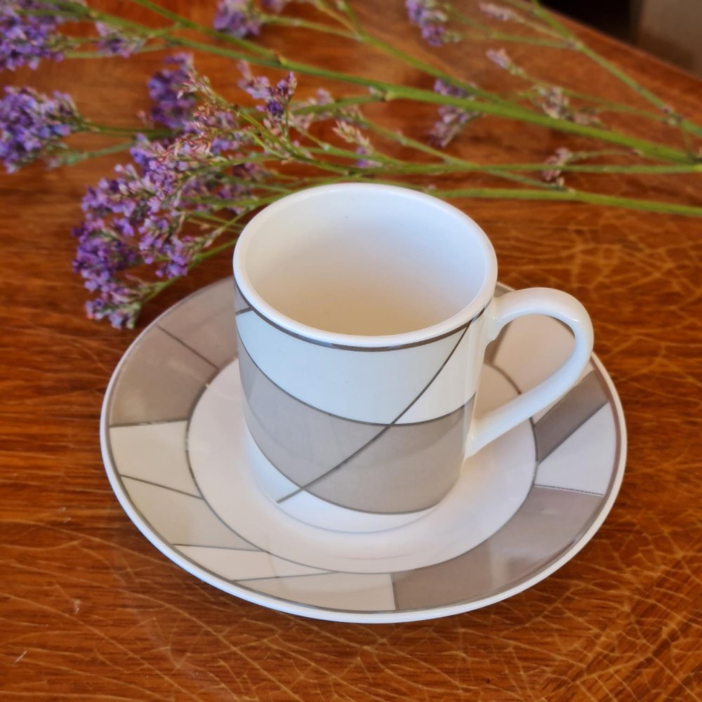La Perla, New Bone China Coffee 6 Cups 90Cc With Saucers In Gift Box