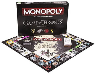 Usaopoly, Monopoly Game Of Thrones Board Game | Collectable Monopoly Game | Official Game Of Thrones Merchandise | Based On The Popular Tv Show On Hbo Game Of Thrones | Themed Monopoly Board Game