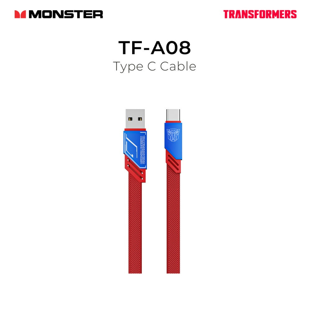 Monster, Data Cable Tf-A08, Available in Different Colors