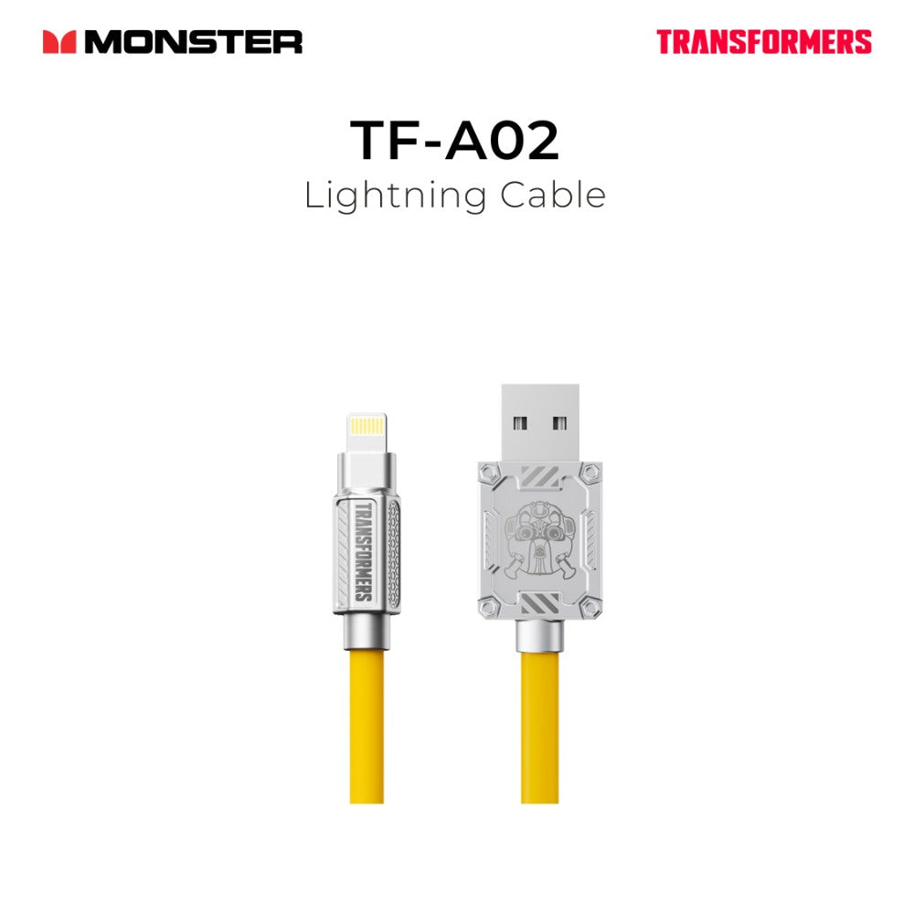 Monster, Data Cable Transformers Tf-A02 Yellow