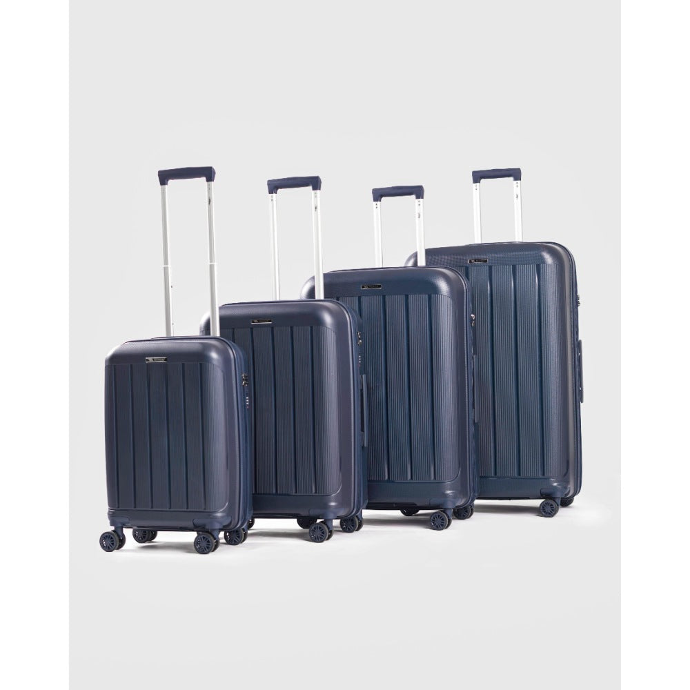 Monza, Luggage Sets Hardside Suit Case With Spinner Wheels Lightweight Tsa Lock, 4-Piece (18/22/26/30) Black, Available in Different Colors