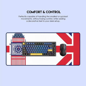 Fantech, Mp905 Vibe London Tour Xx-Large Gaming Mouse Pad