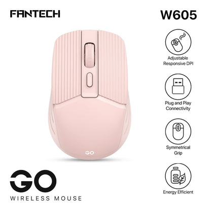 Fantech, W605 Go: Reliable Wireless Mouse For Home And Office