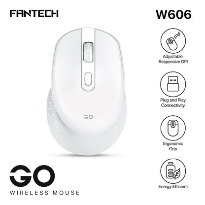 Fantech, W606 Go: Productive Wireless Mouse For Everyday Tasks